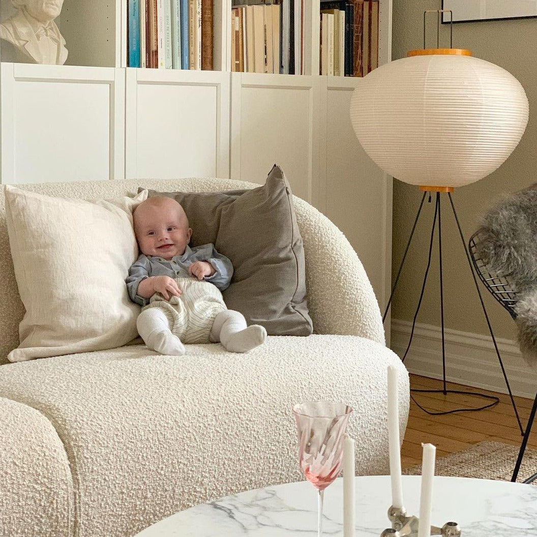 Hikaru Rispapir Gulvlampe Blødt Stemningslys Minimalistisk | Lersk