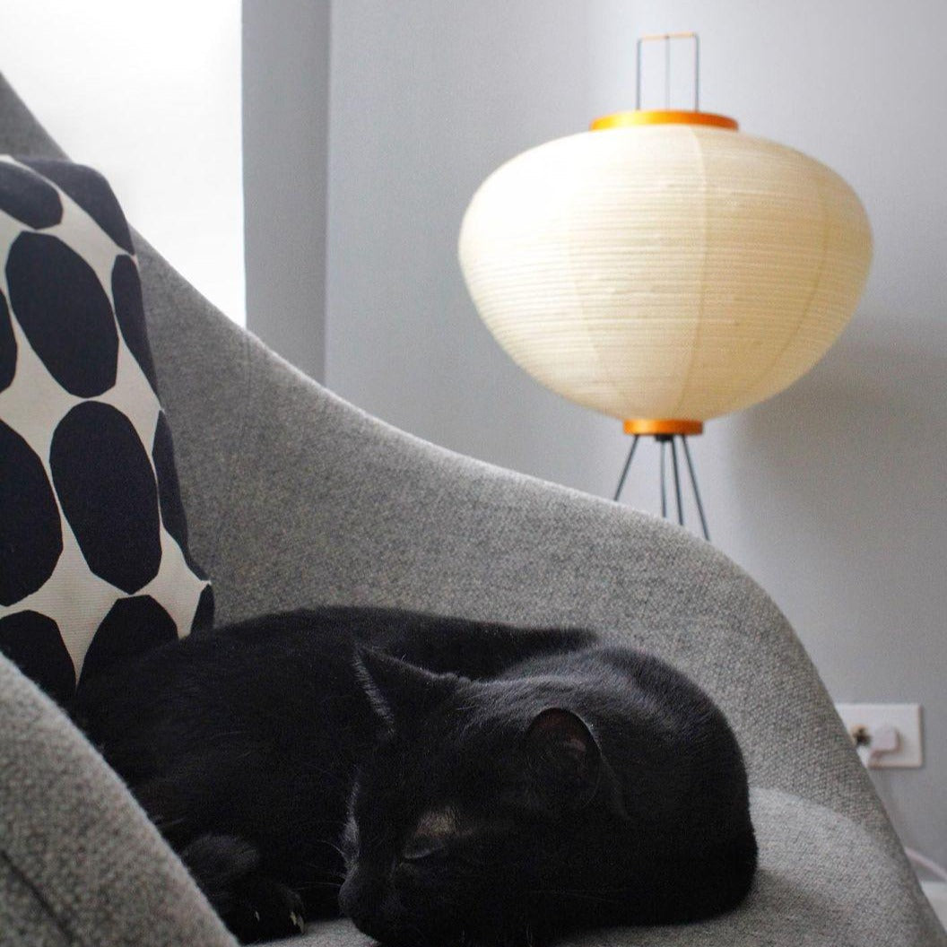 Hikaru Rispapir Gulvlampe Blødt Stemningslys Minimalistisk | Lersk