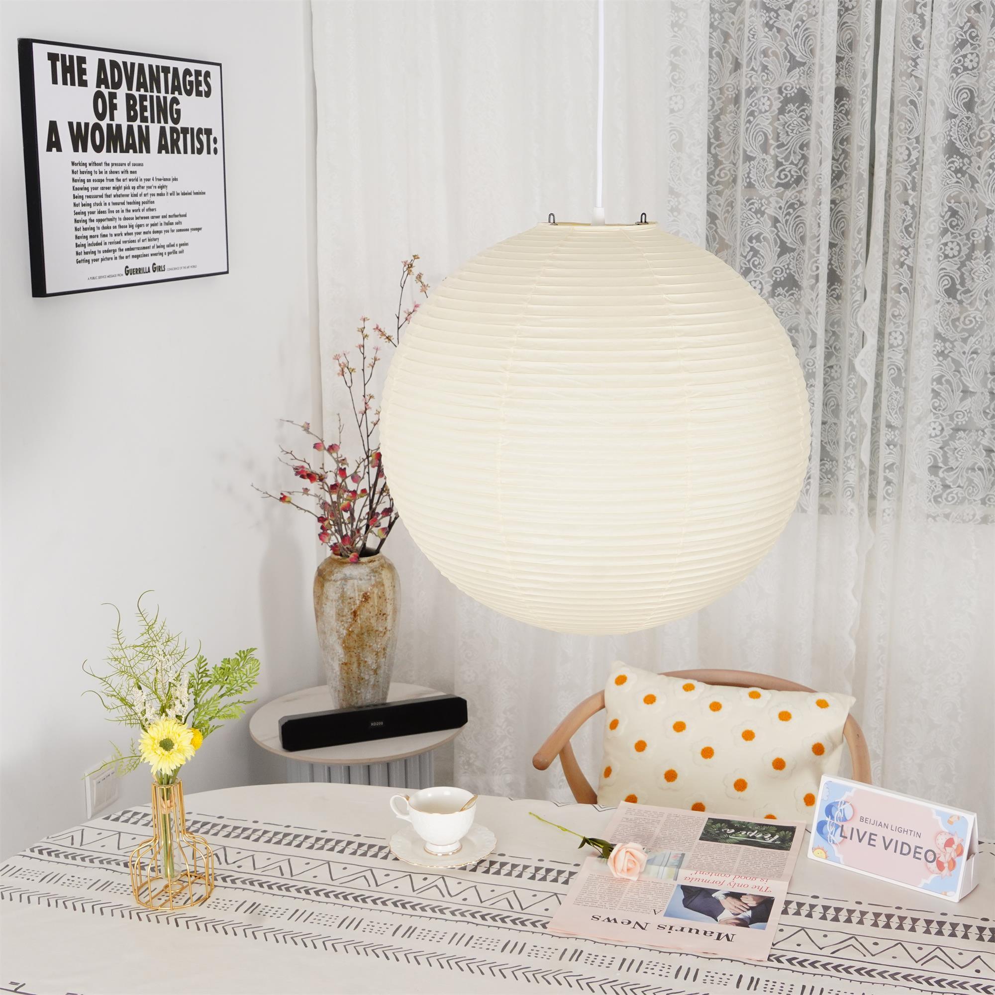Závěsná lampa Kirei Studio inspirovaná Akari, lampa ve stylu poloviny století | Lersk