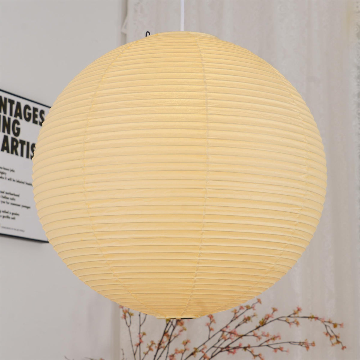 Kirei Studio Pendant Light Akari Inspired Mid Century Lamp