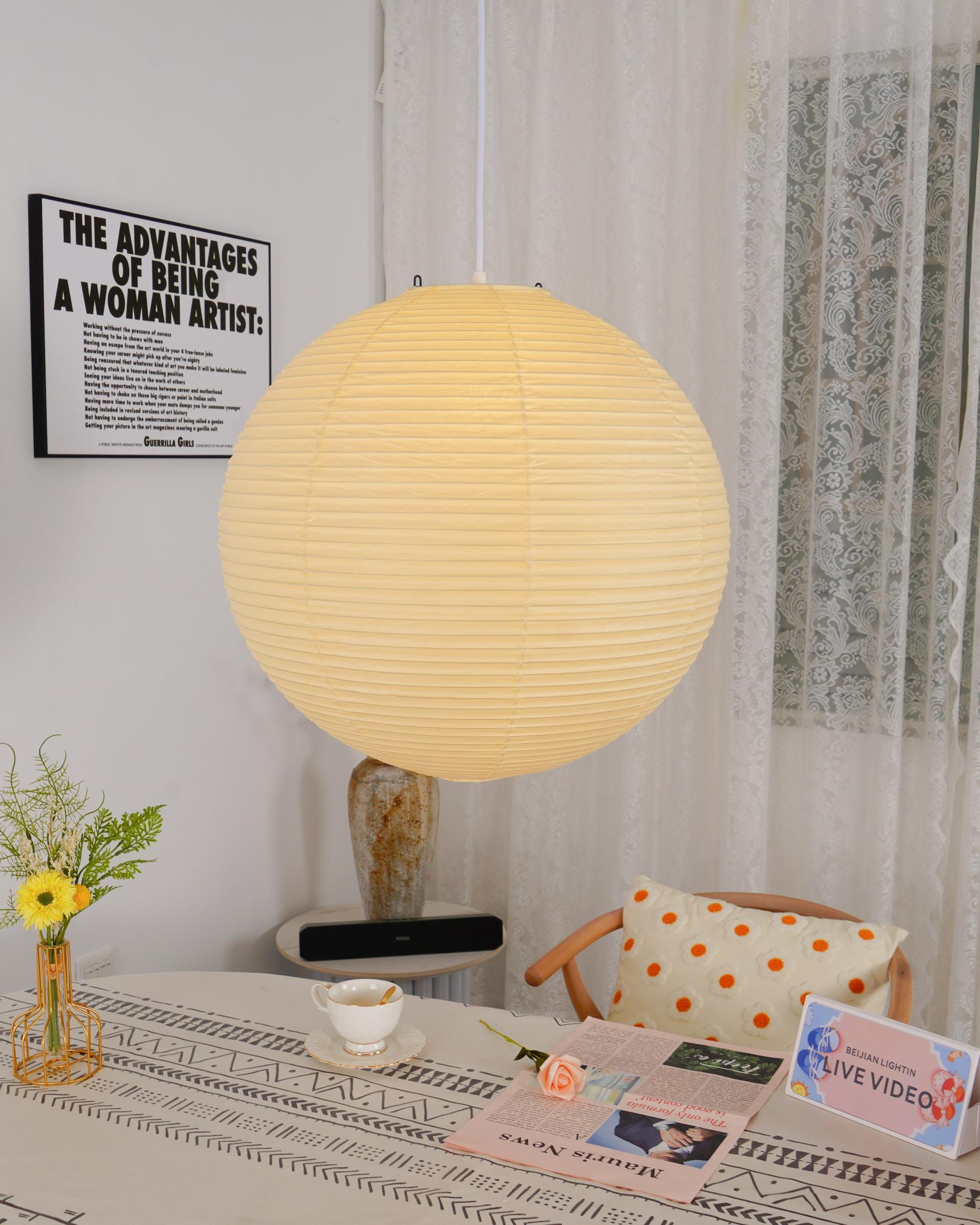 Akari A Series Pendant Light Elegant Japanese Craftsmanship For Modern Homes | Lersk