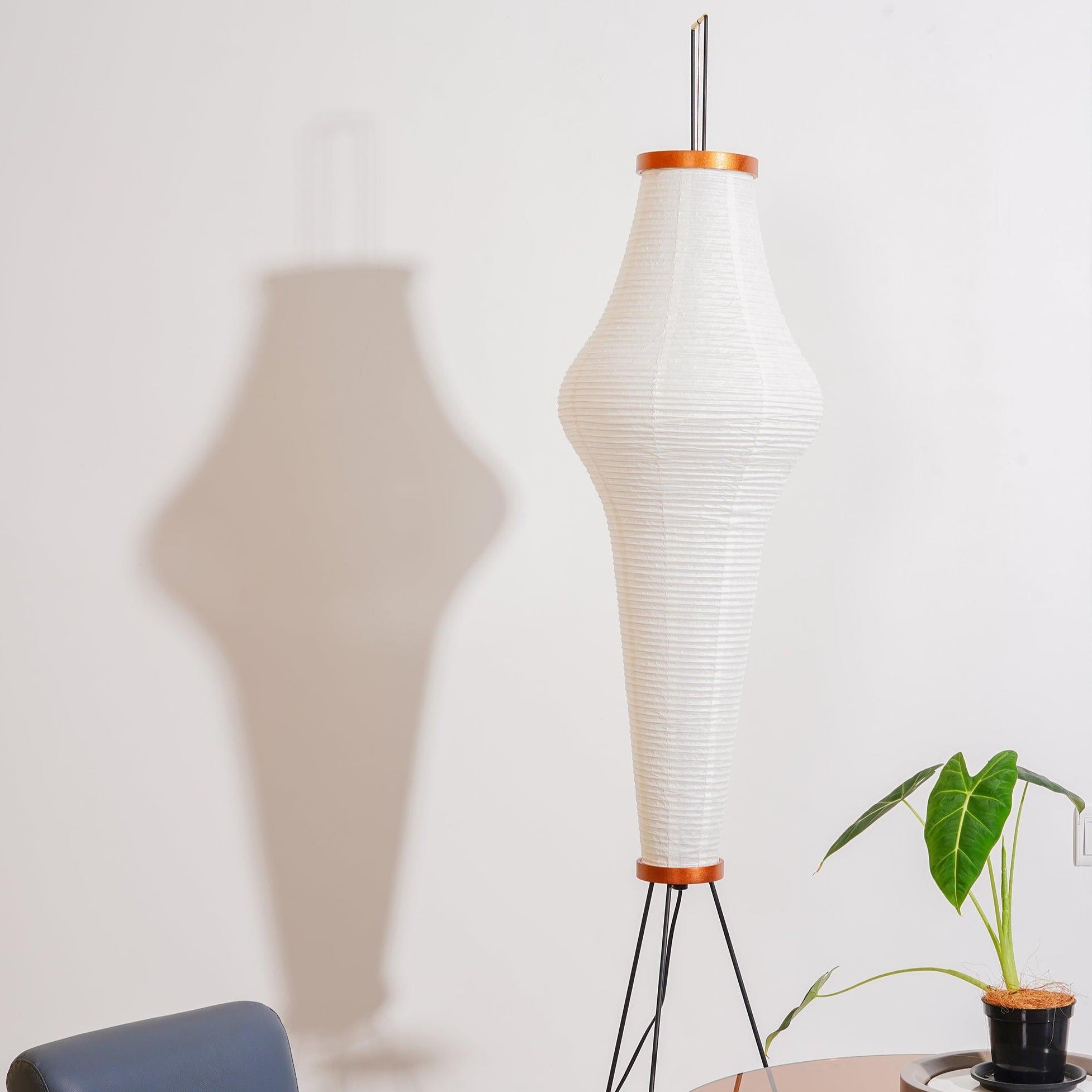 Kaze Rice Paper Floor Lamp - Japanese-Inspired Ambient Glow | Lersk