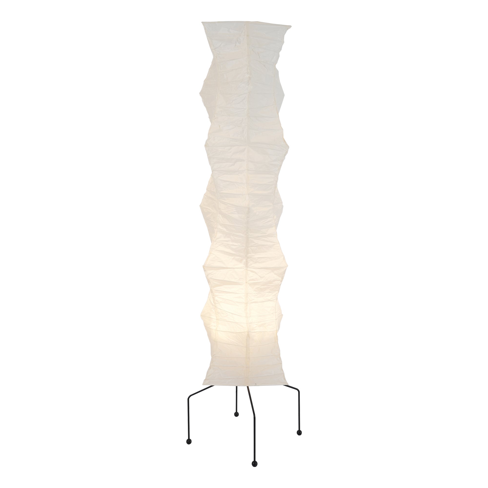 Kaze Rice Paper Floor Lamp - Japanese-Inspired Ambient Glow | Lersk