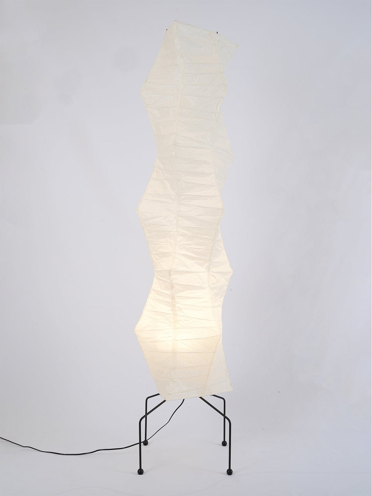 Kaze Rice Paper Floor Lamp - Japanese-Inspired Ambient Glow