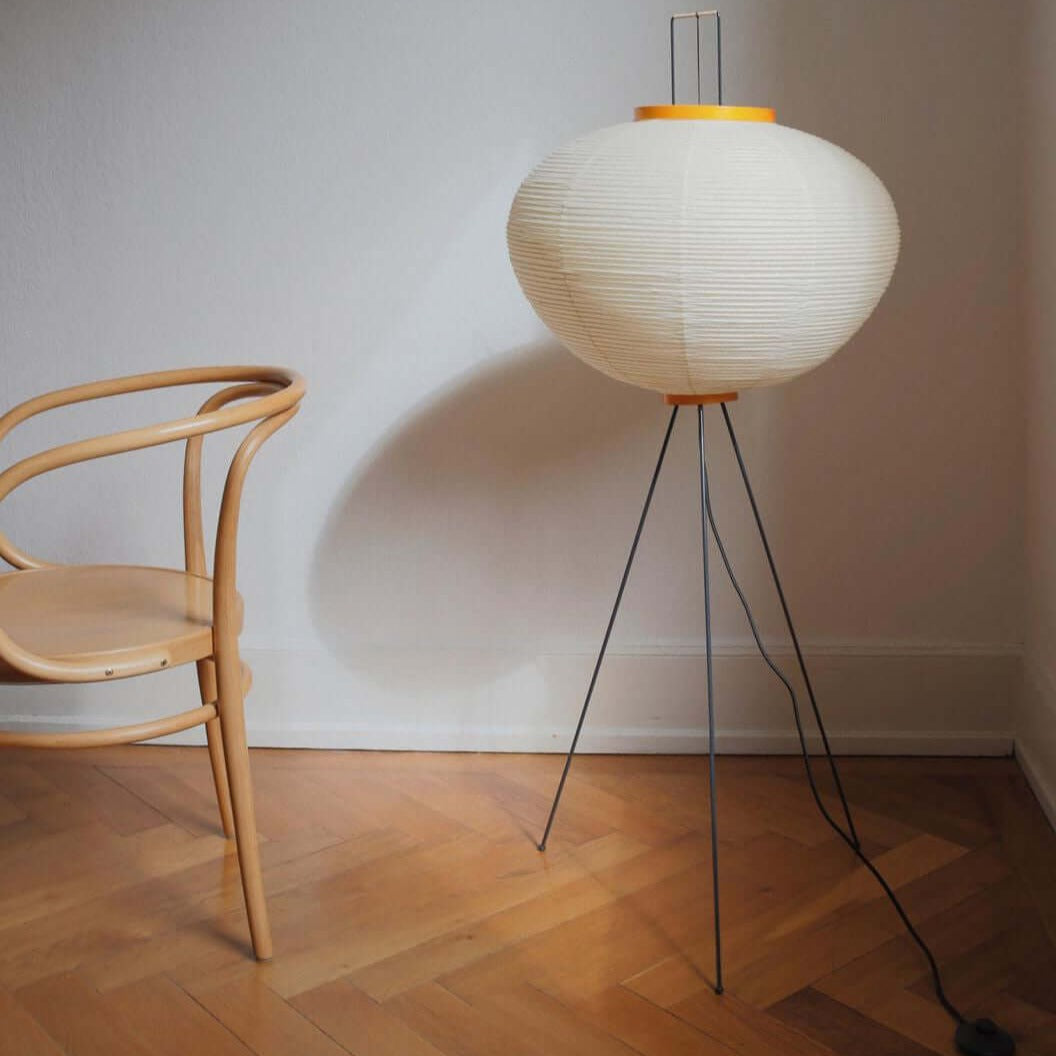 Kaze Rice Paper Floor Lamp - Japanese-Inspired Ambient Glow | Lersk
