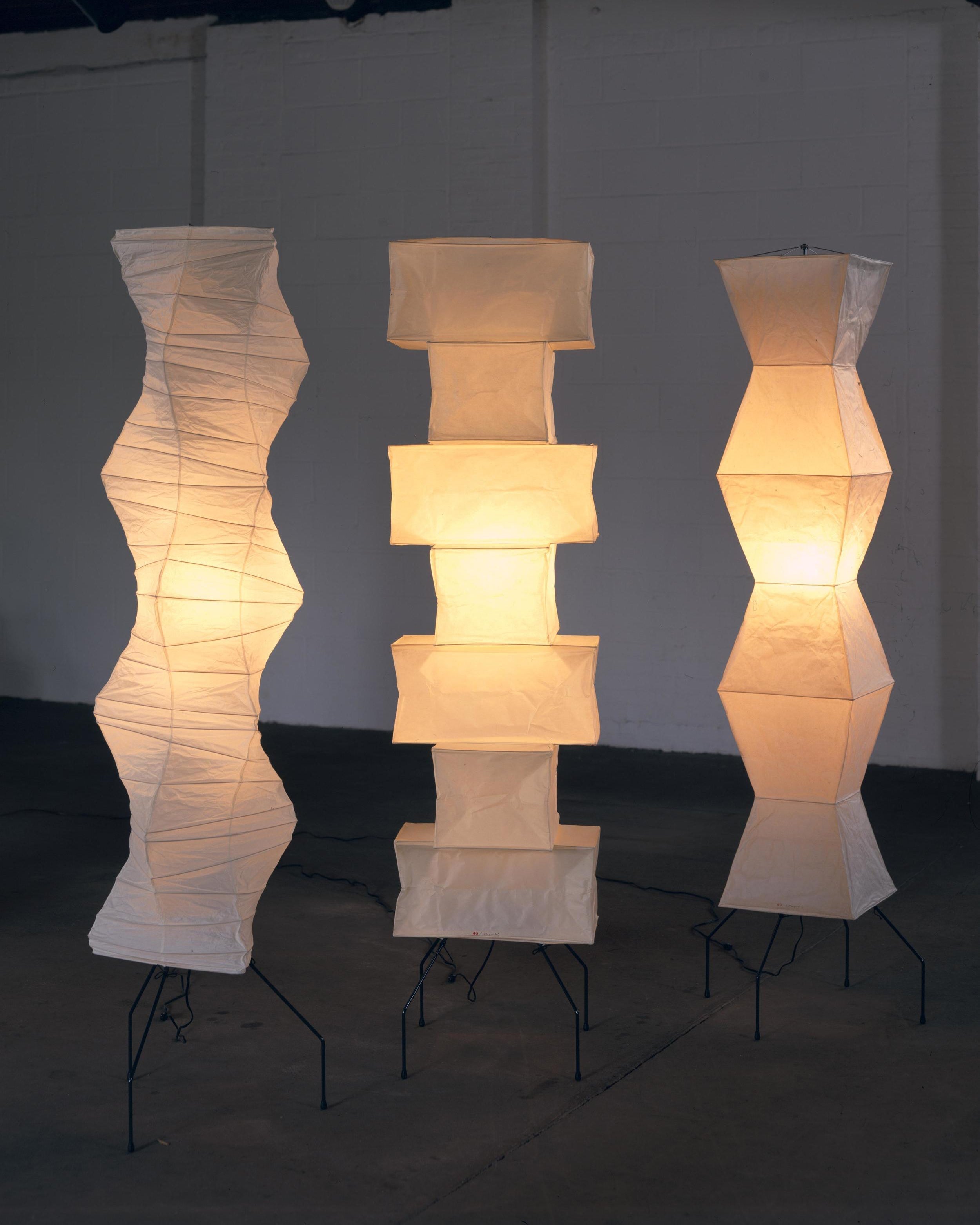 Hikaru Rispapir Gulvlampe Blødt Stemningslys Minimalistisk | Lersk