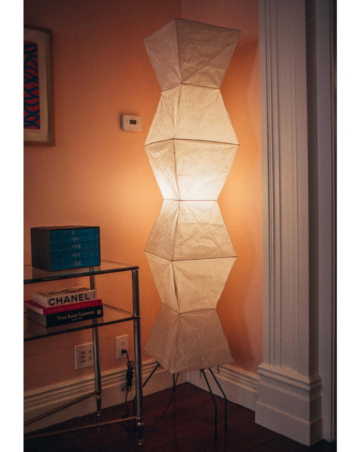 Kazumi Rice Paper Floor Lamp by Petprovac Soft Ambient Glow | Lersk