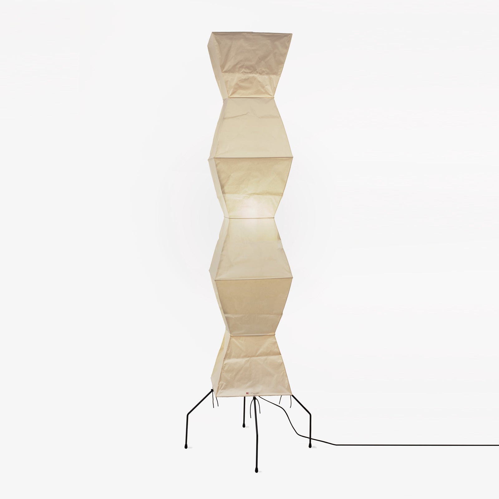 Kazumi Rice Paper Floor Lamp by Petprovac Soft Ambient Glow | Lersk