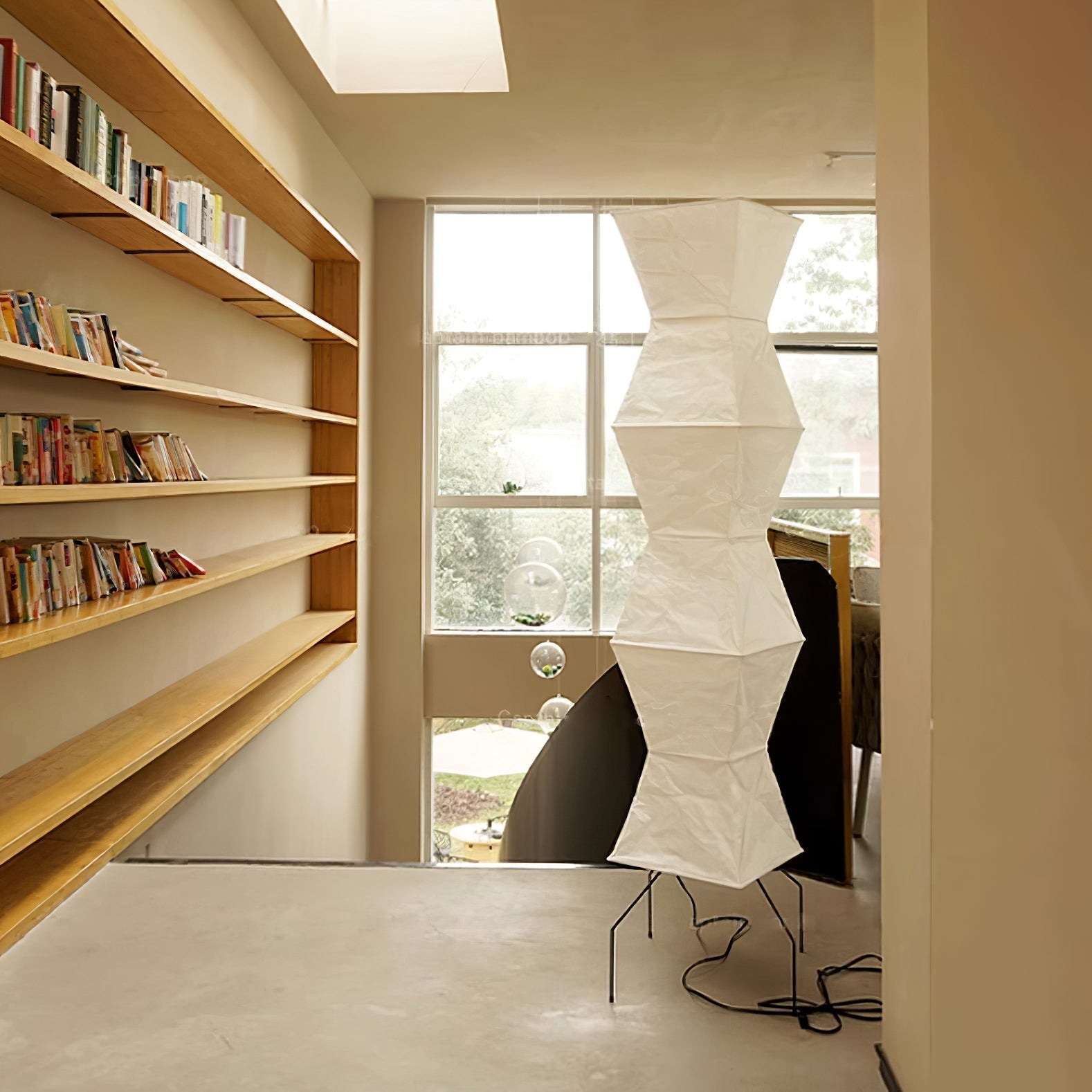 Hikaru Rispapir Gulvlampe Blødt Stemningslys Minimalistisk | Lersk