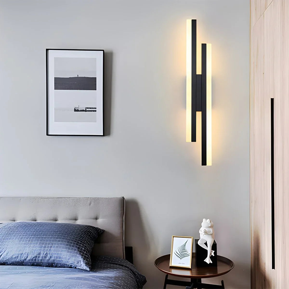 Lámpara de Pared Minimalista en Forma de H Antier Alana | Lersk