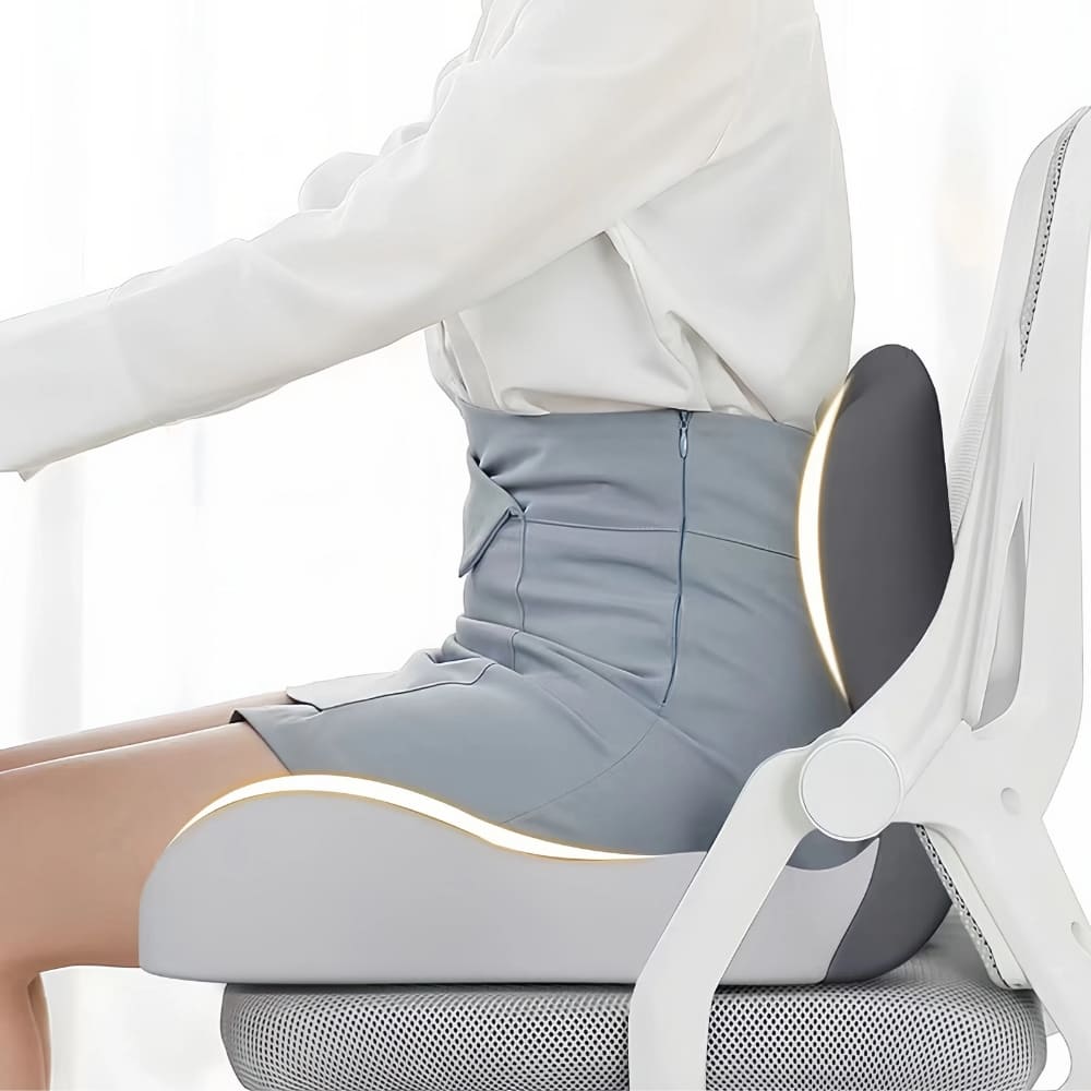 Alvara Orthopedic Memory Foam Seat And Back Support Cushion | Lersk