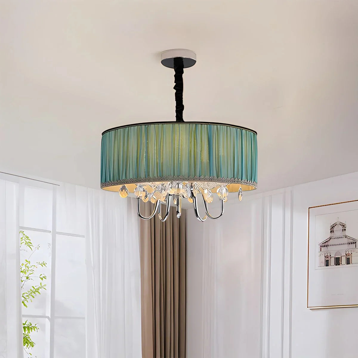 Alloy Luxury Crystal  Pendant Light for Living Room | Lersk