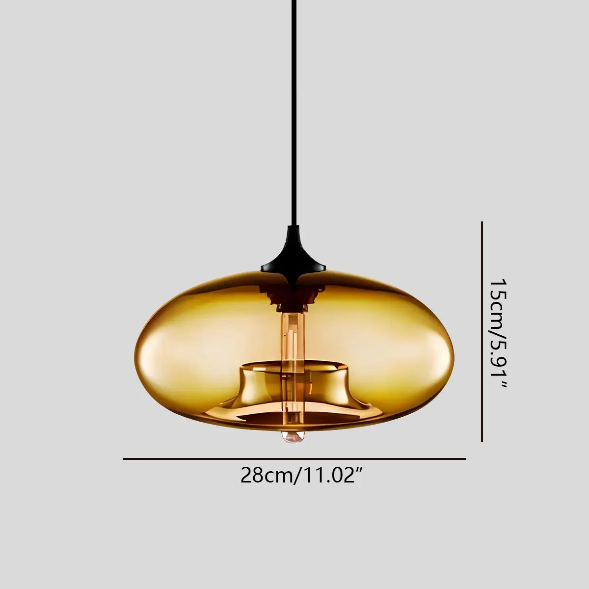 Colorful Glass Pendant Light for Dining Area | Lersk