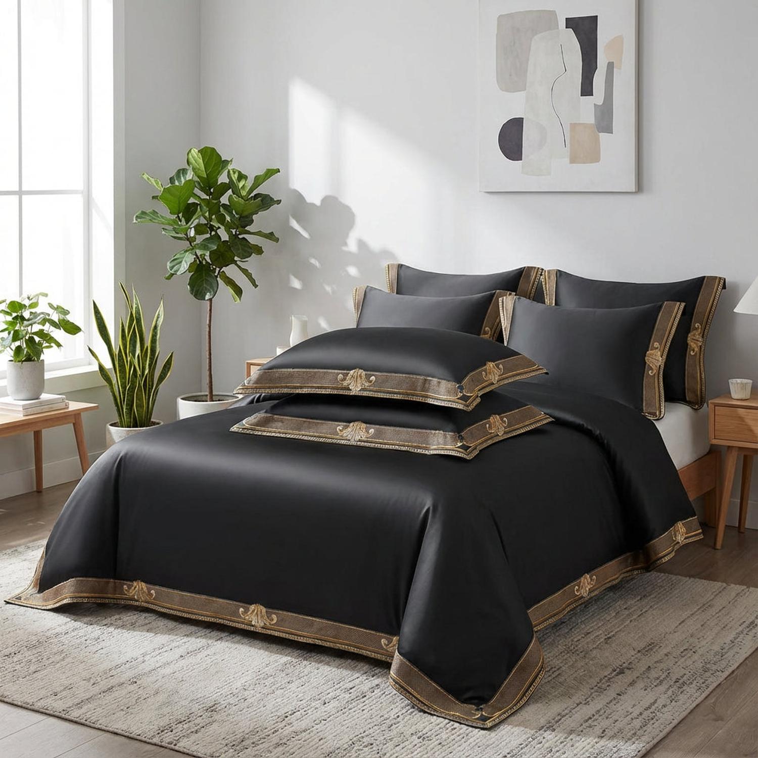 Aurelia Elegant Cotton Bedding Set For Modern Bedrooms | Lersk