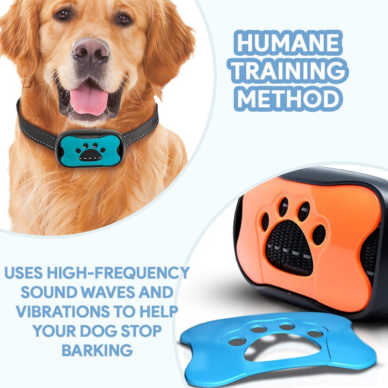 Collier anti-aboiement à ondes sonores CanineCalm sans choc | Lersk