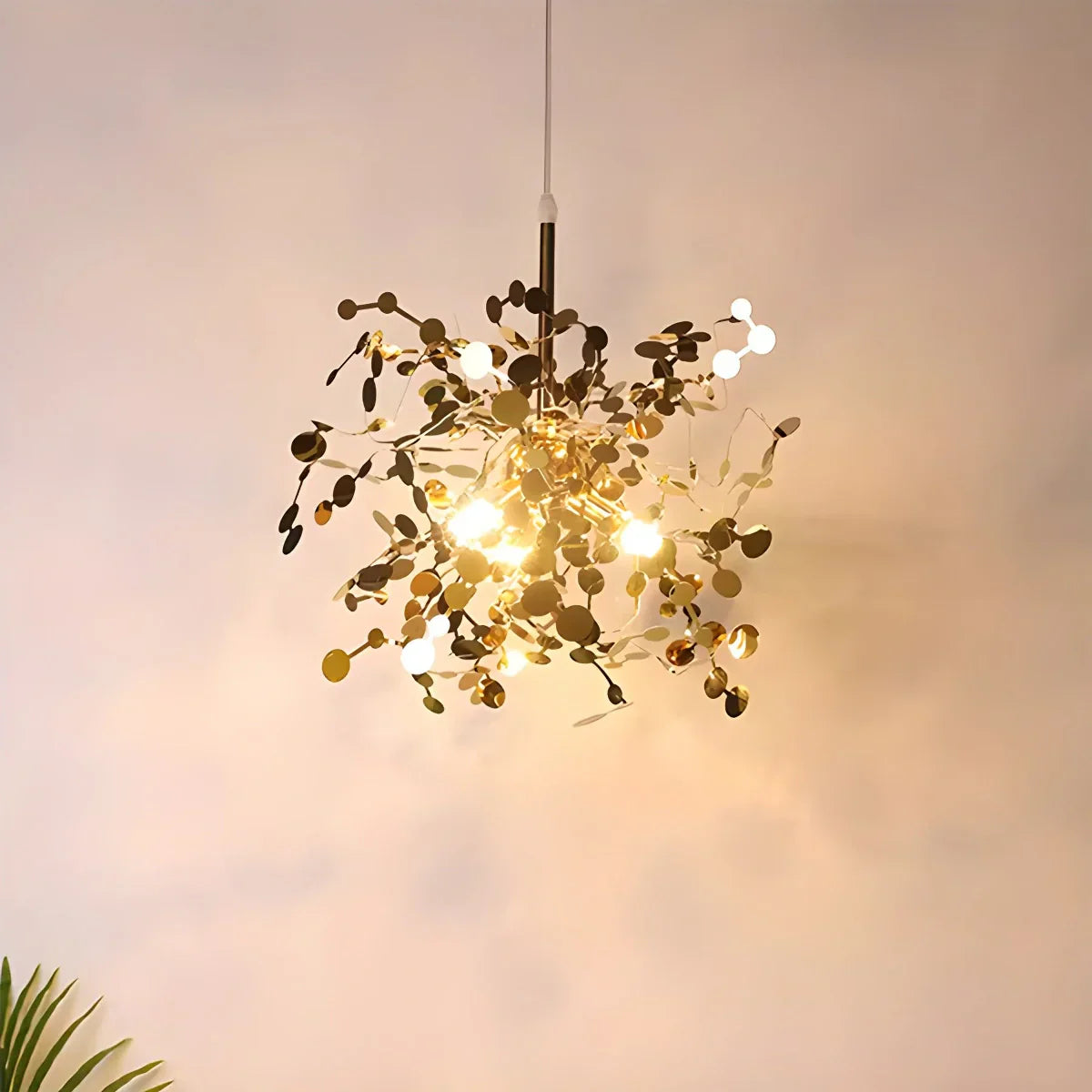 Argent/Gold Cloud Multi Pendant Chandelier | Lersk
