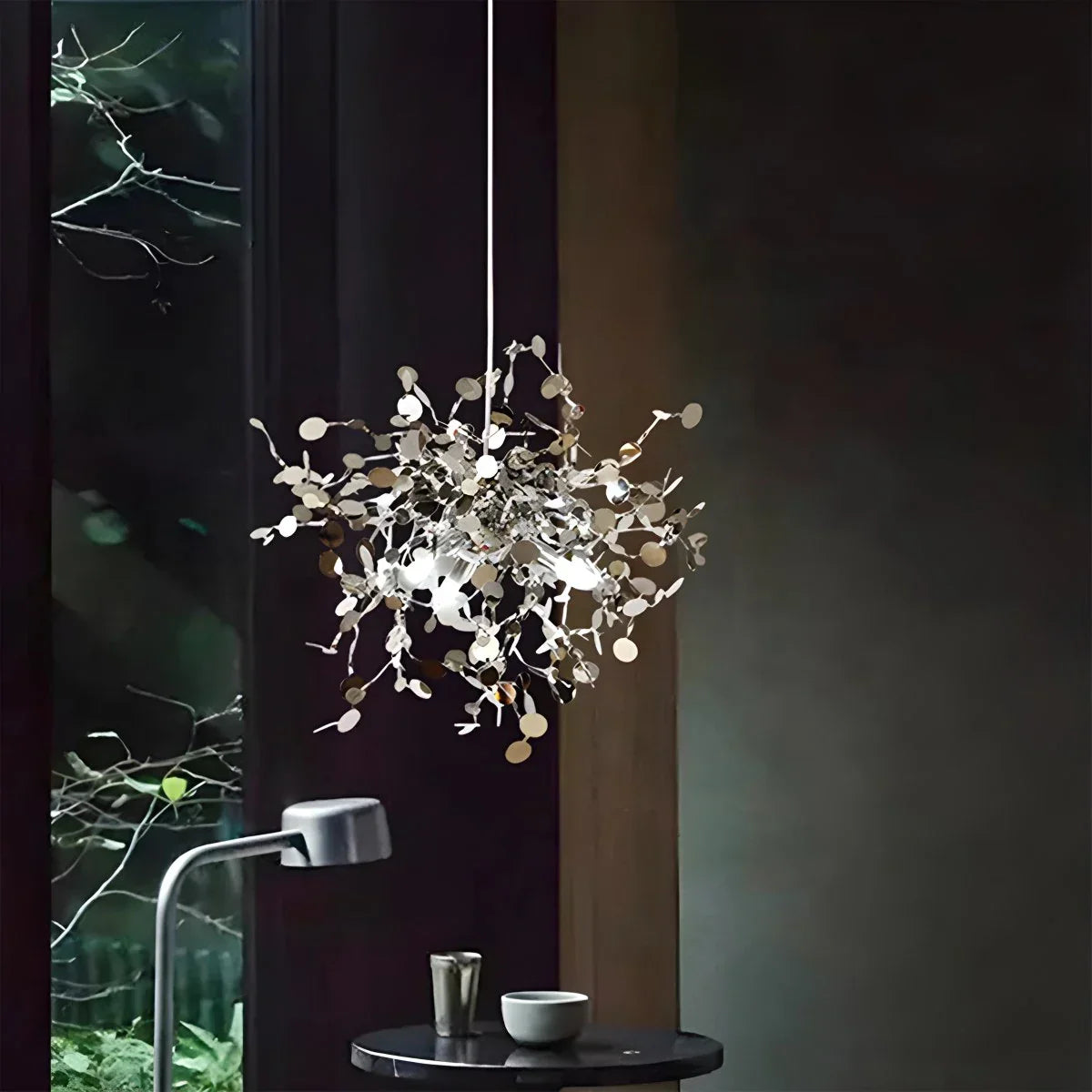 Argent/Gold Cloud Multi Pendant Chandelier | Lersk