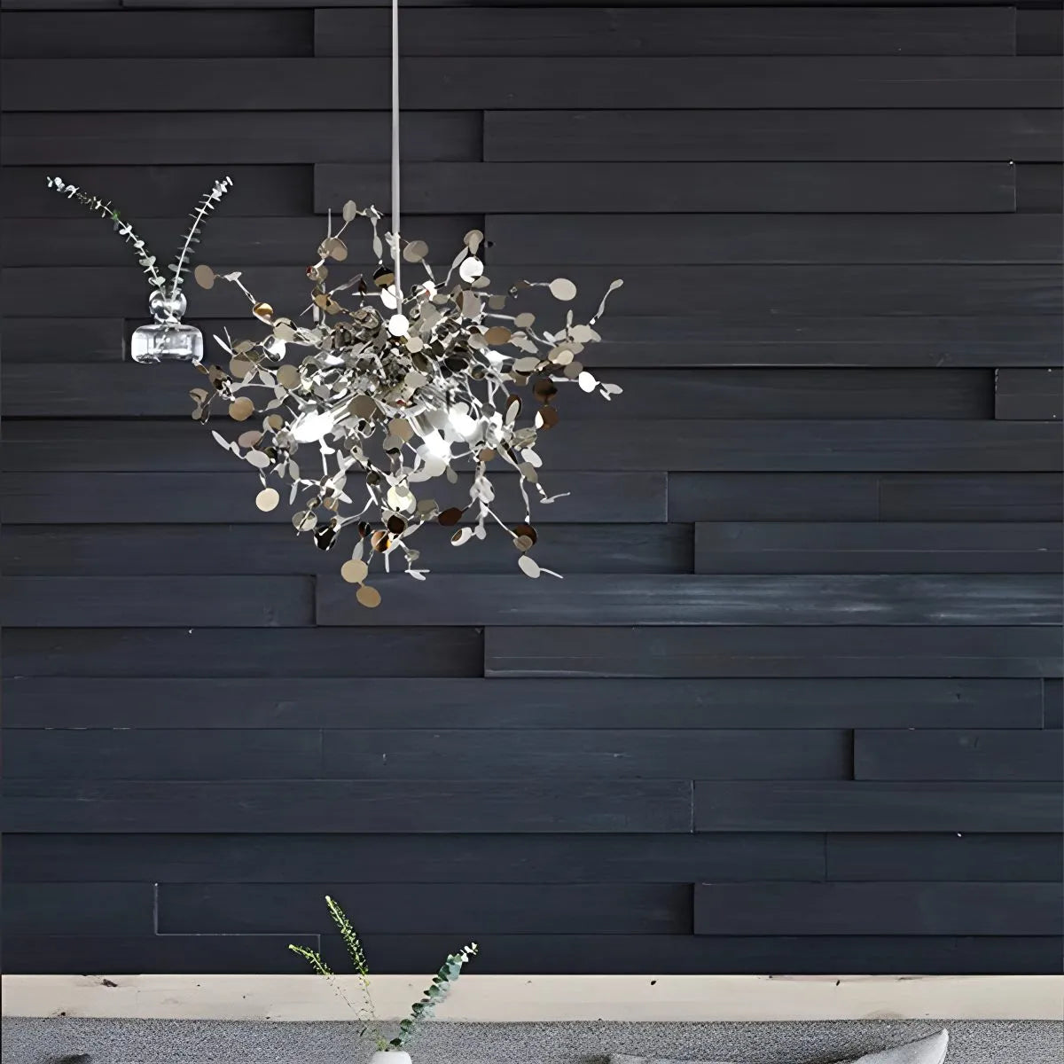 Argent/Gold Cloud Multi Pendant Chandelier | Lersk