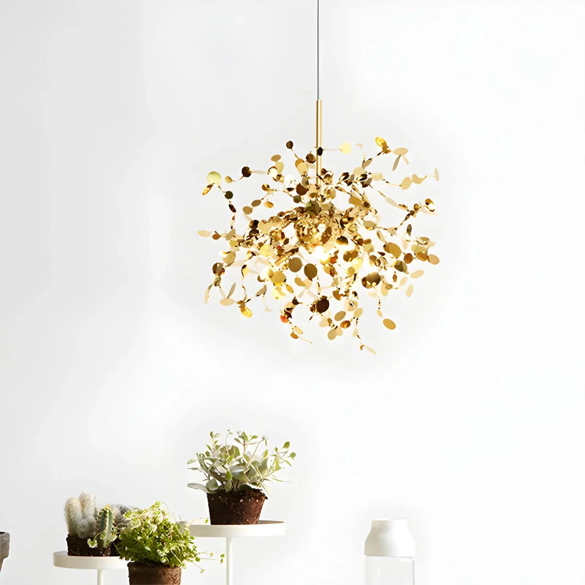 Argent/Gold Cloud Multi Pendant Chandelier | Lersk