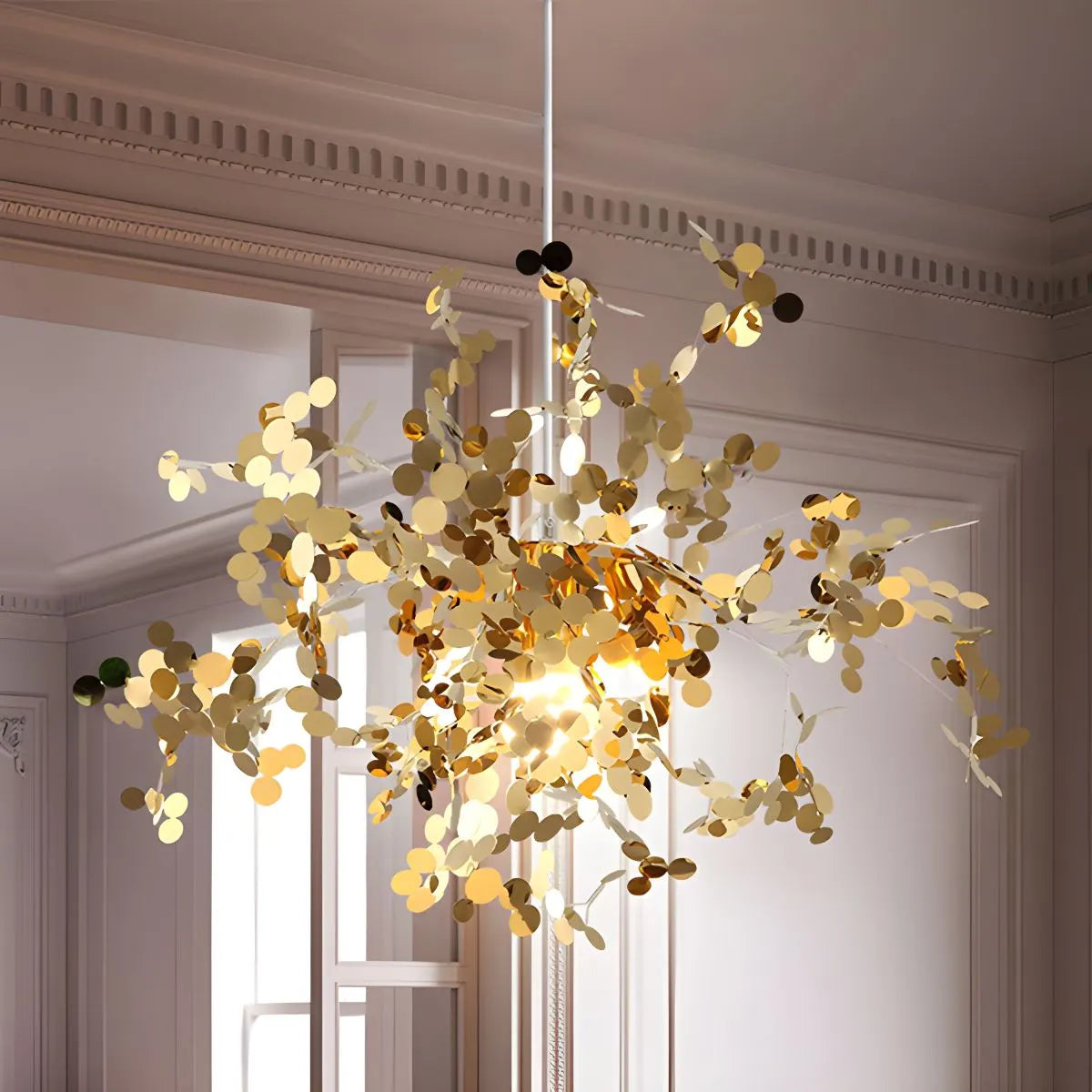 Argent/Gold Cloud Multi Pendant Chandelier | Lersk
