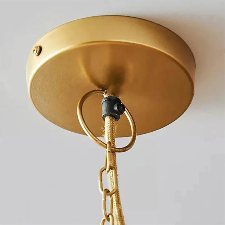 Boho Vintage Twine Fringe Pendant Light | Lersk