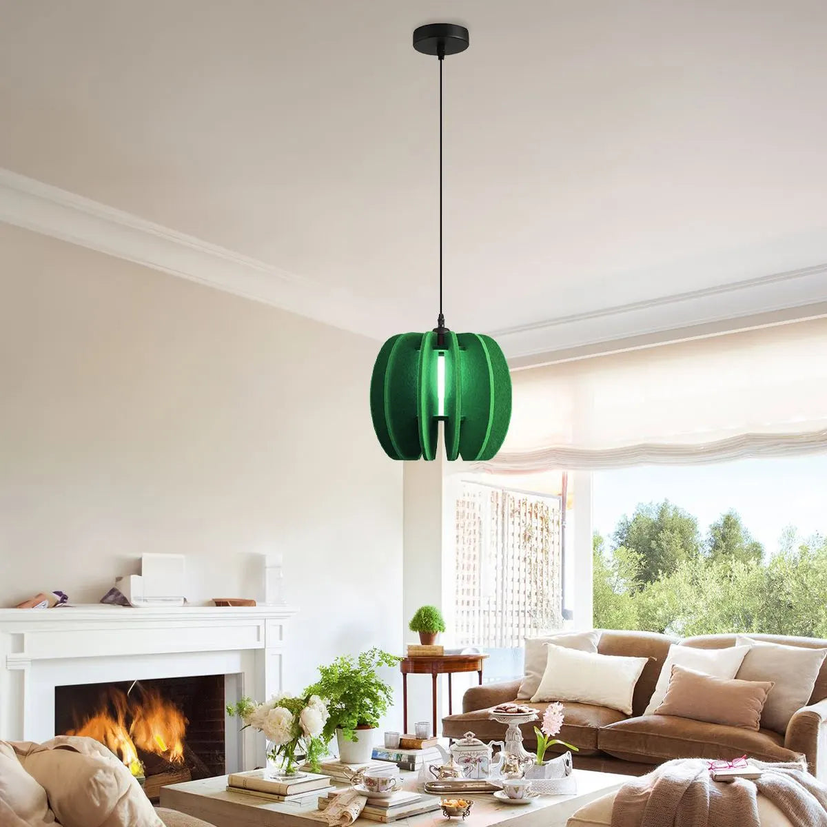 Circular Arc Piece Acoustic Pendant Light | Lersk