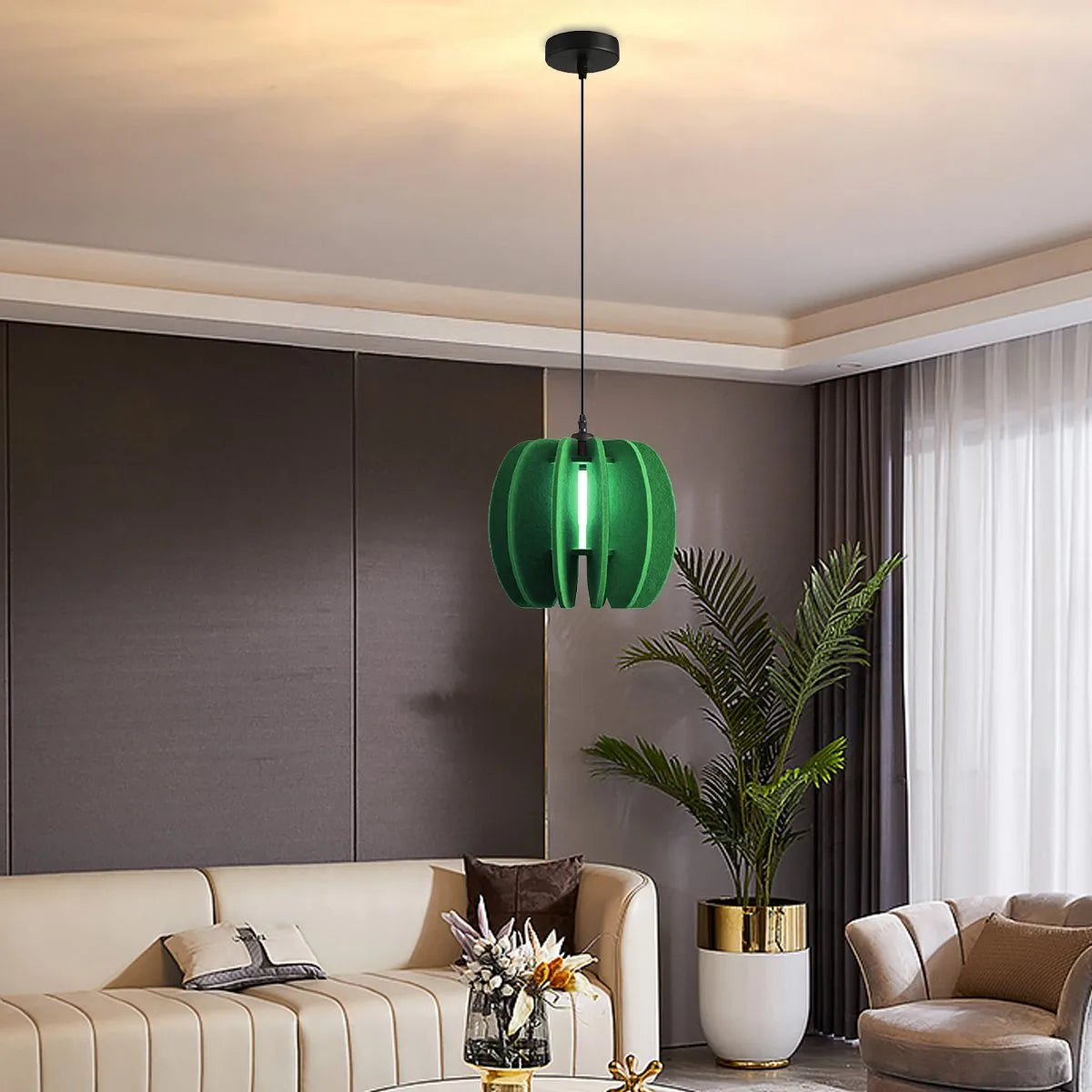 Circular Arc Piece Acoustic Pendant Light | Lersk