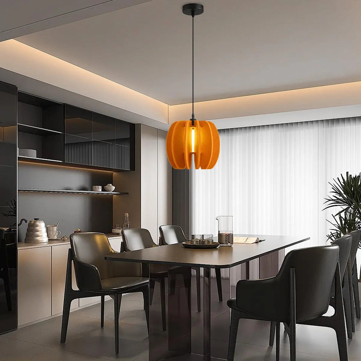 Circular Arc Piece Acoustic Pendant Light | Lersk