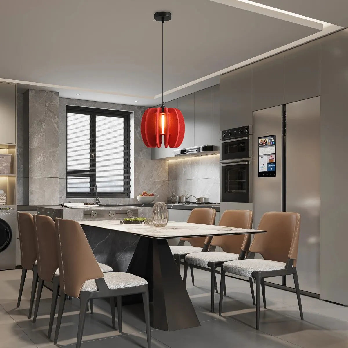 Circular Arc Piece Acoustic Pendant Light | Lersk