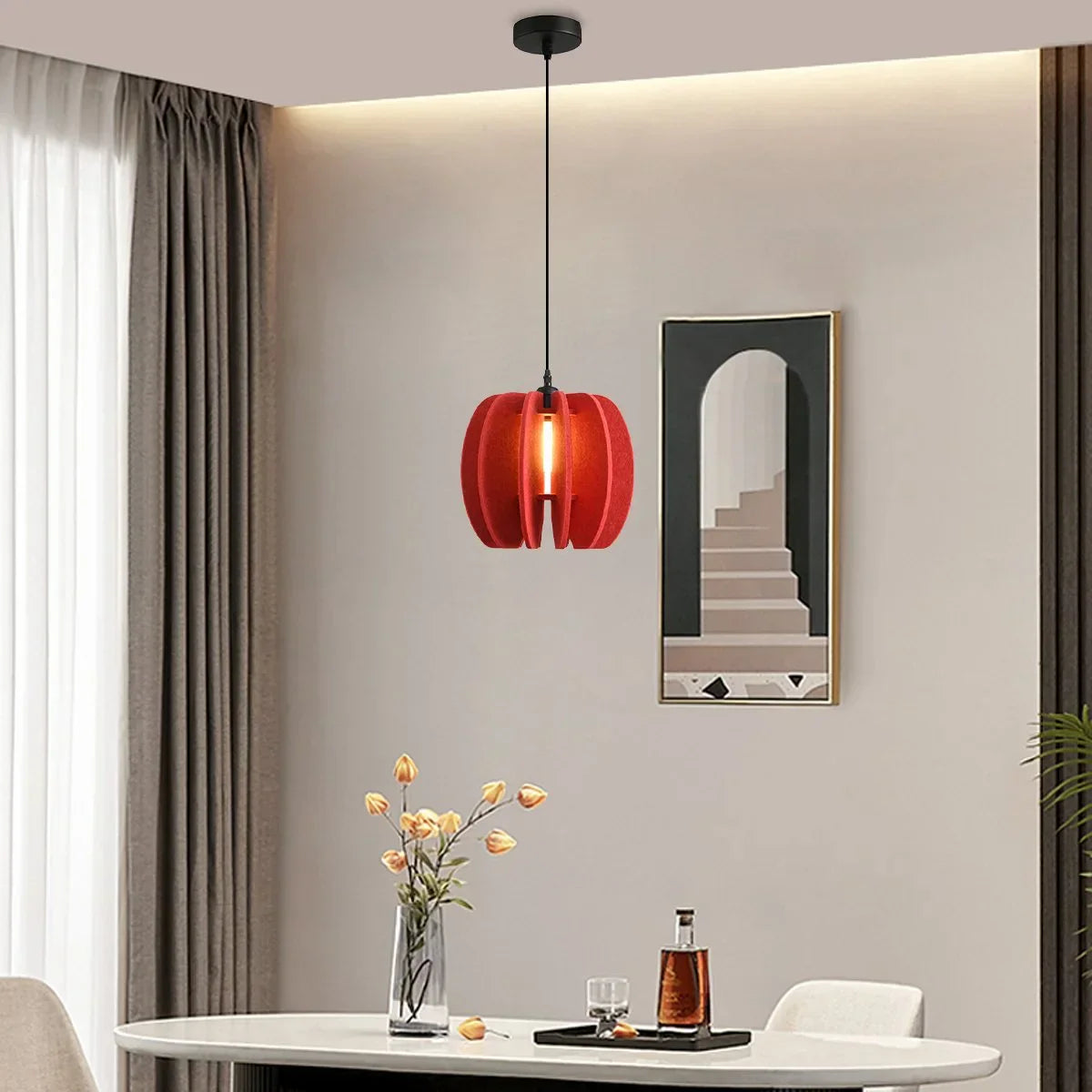 Circular Arc Piece Acoustic Pendant Light | Lersk