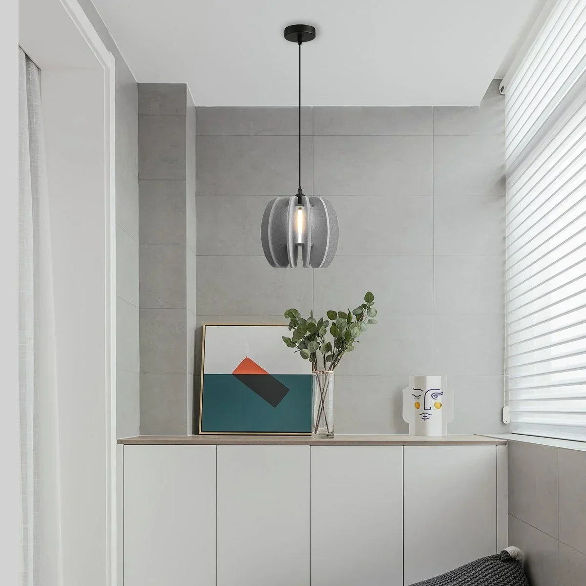 Circular Arc Piece Acoustic Pendant Light | Lersk