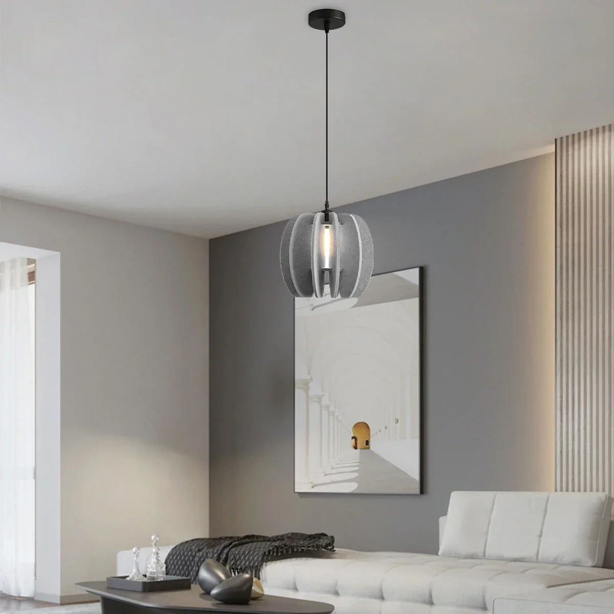 Circular Arc Piece Acoustic Pendant Light | Lersk
