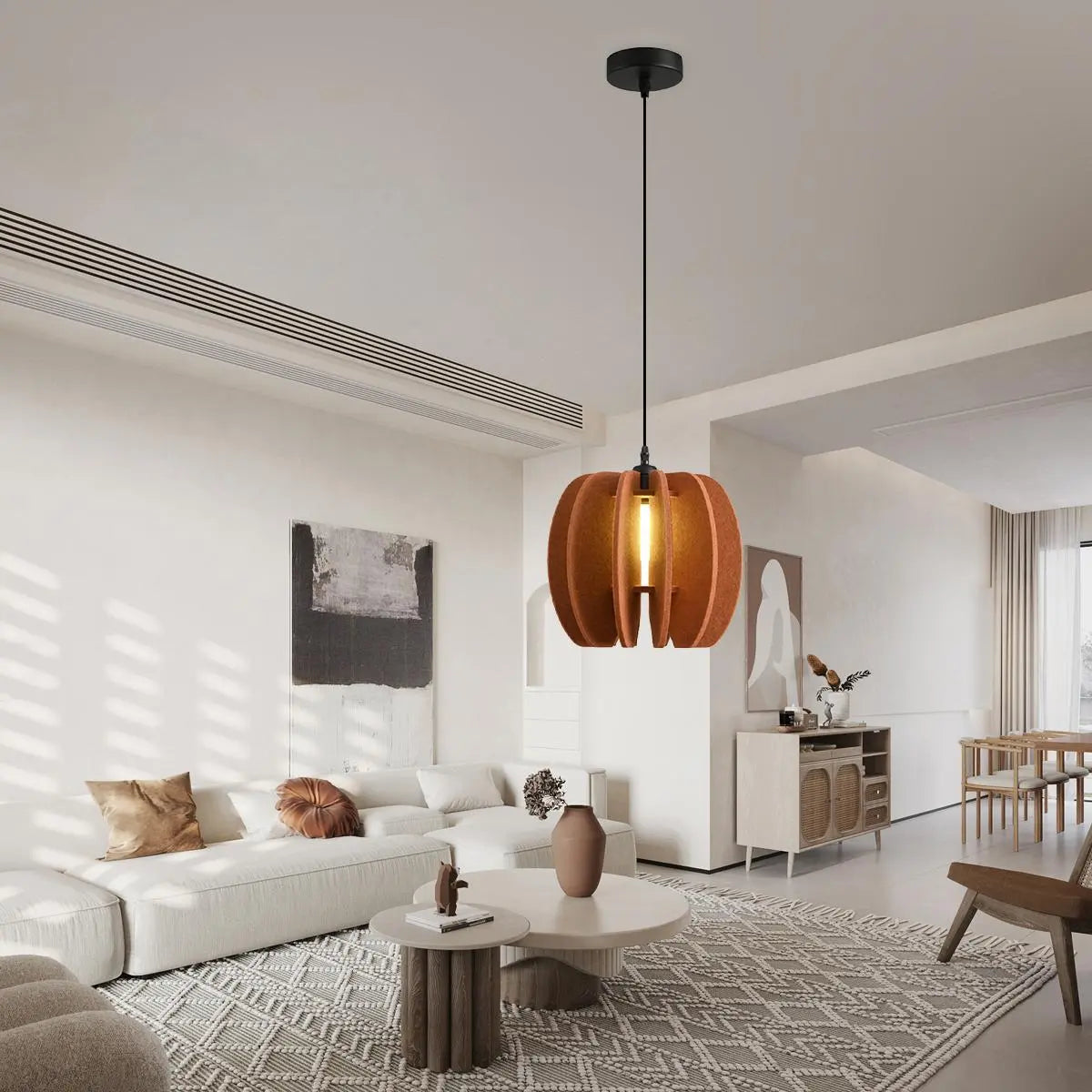Circular Arc Piece Acoustic Pendant Light | Lersk