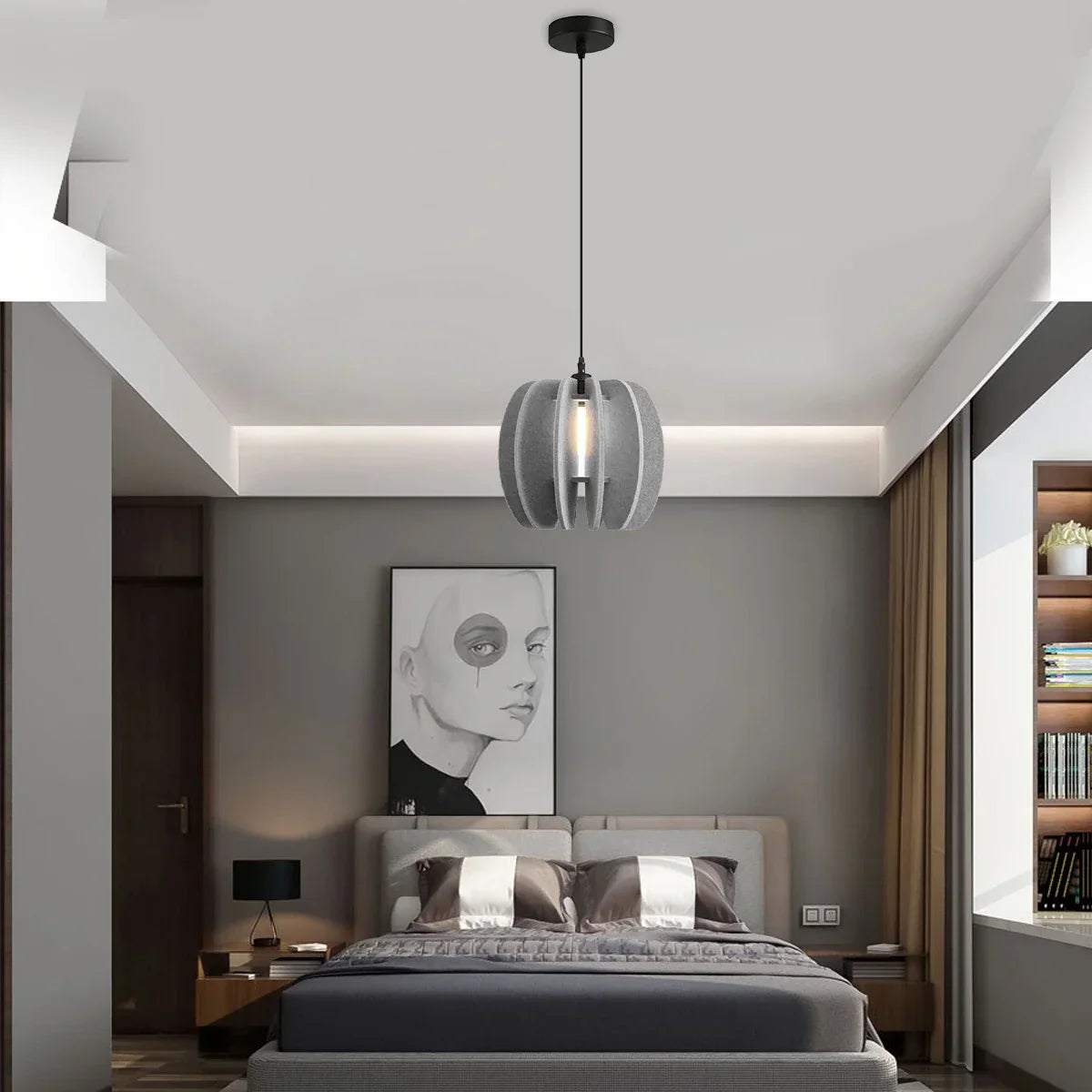 Circular Arc Piece Acoustic Pendant Light | Lersk