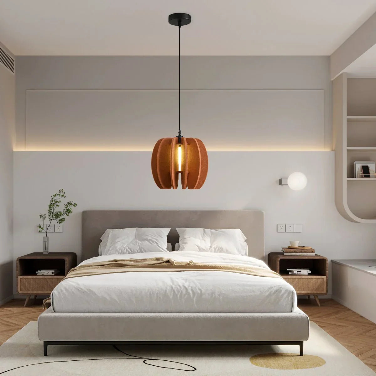 Circular Arc Piece Acoustic Pendant Light | Lersk