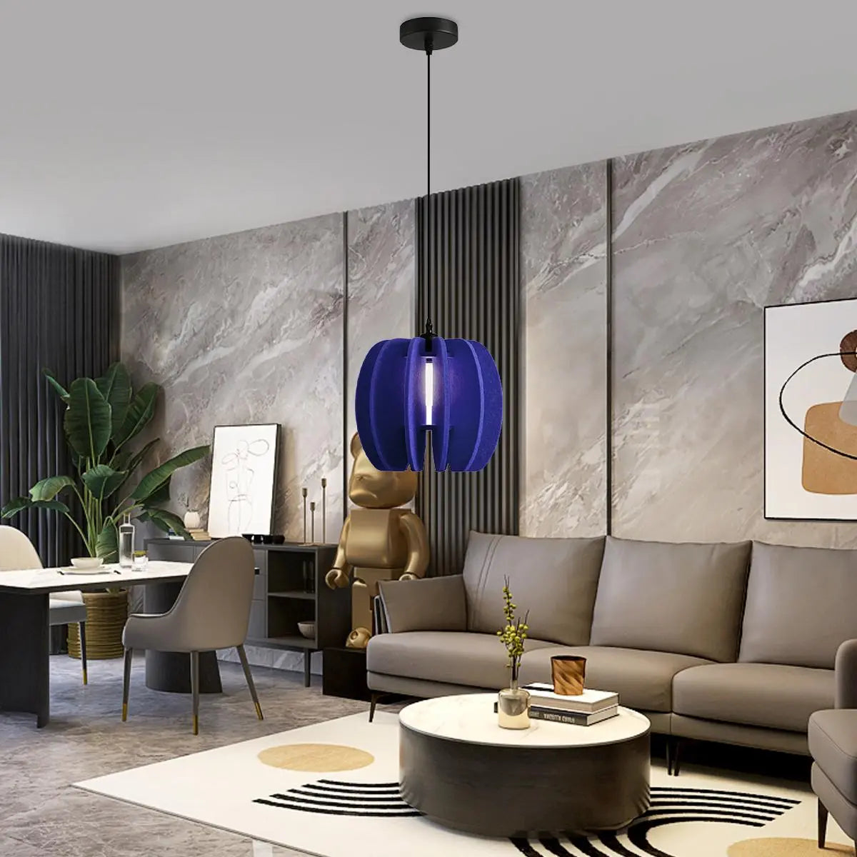 Circular Arc Piece Acoustic Pendant Light | Lersk