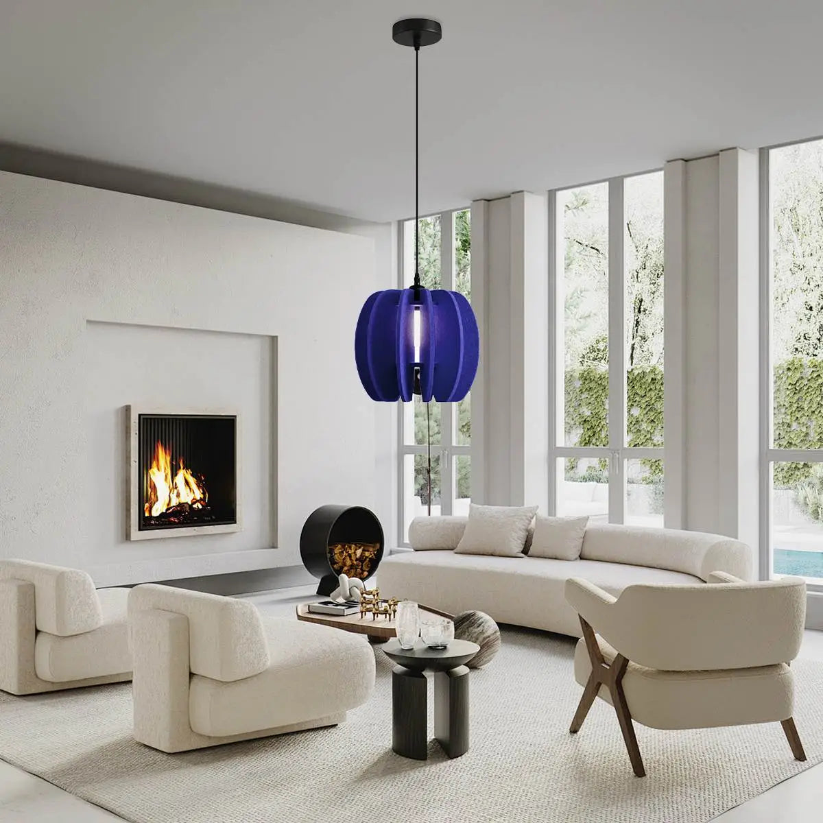 Circular Arc Piece Acoustic Pendant Light | Lersk