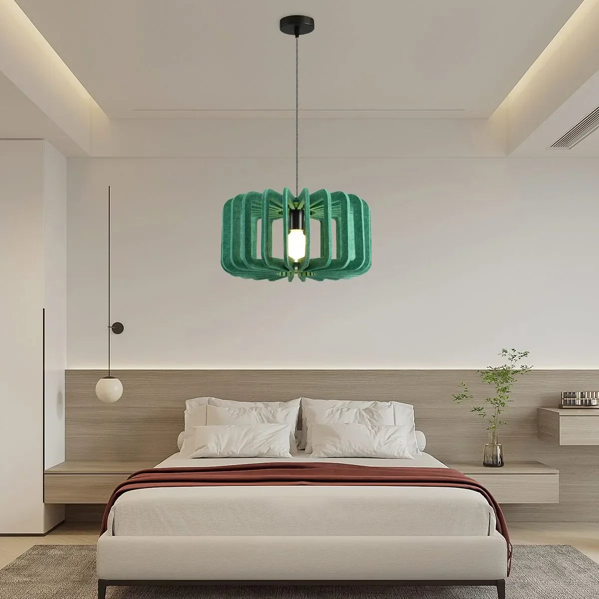 Column Shaped Birdcage Acoustic Pendant Light | Lersk