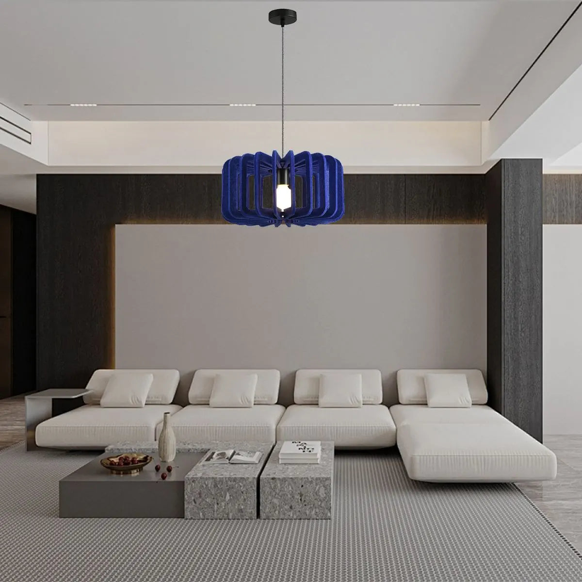Column Shaped Birdcage Acoustic Pendant Light | Lersk