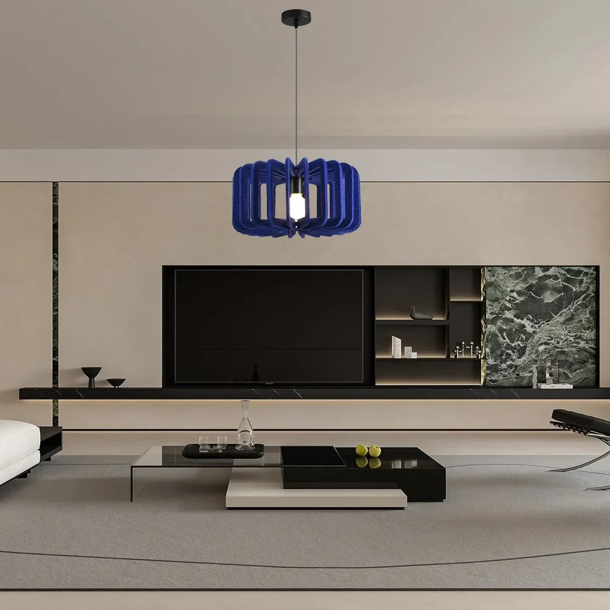 Column Shaped Birdcage Acoustic Pendant Light | Lersk