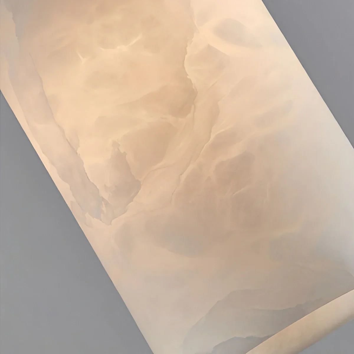 All Copper Geometric Spanish Alabaster Pendant Light | Lersk