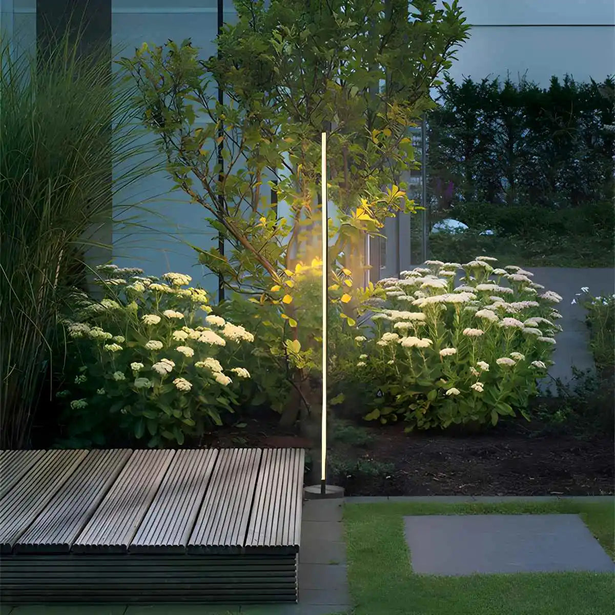 Lámpara de Piso Impermeable para Exterior Lineal | Lersk