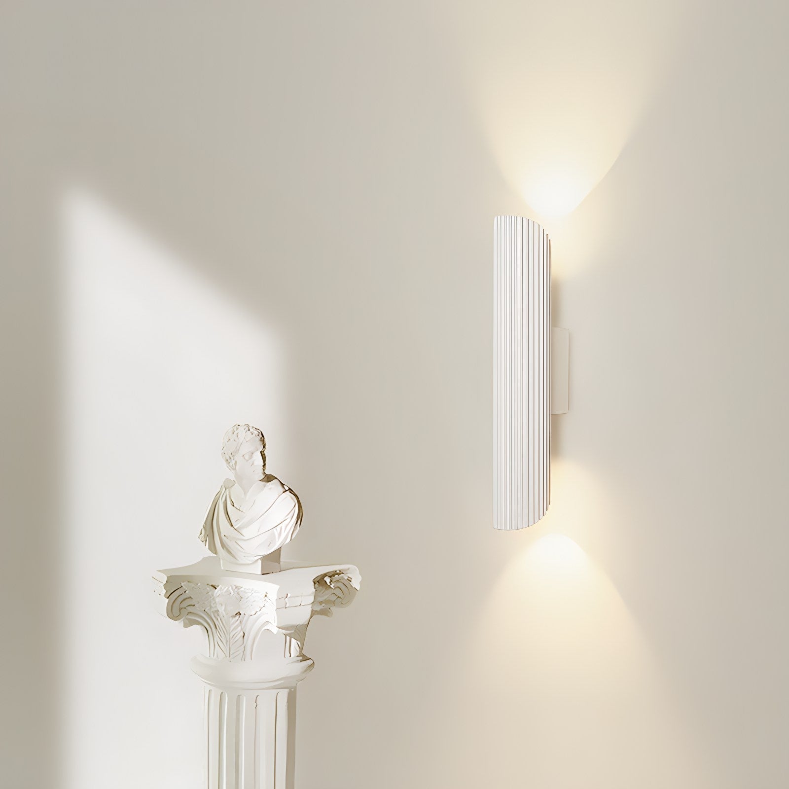 Lámpara de pared con columna romana para sala de estar | Lersk