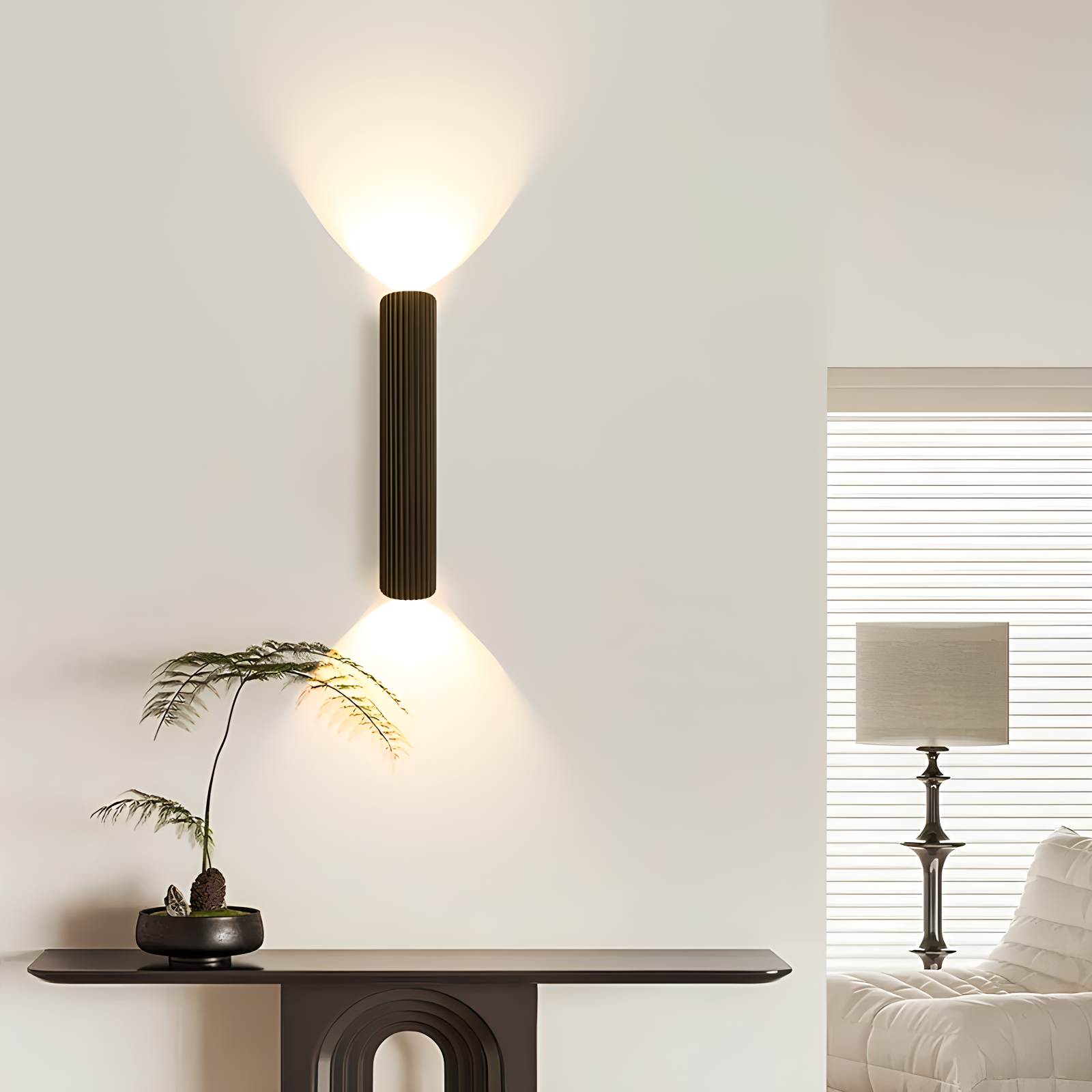 Lámpara de pared con columna romana para sala de estar | Lersk