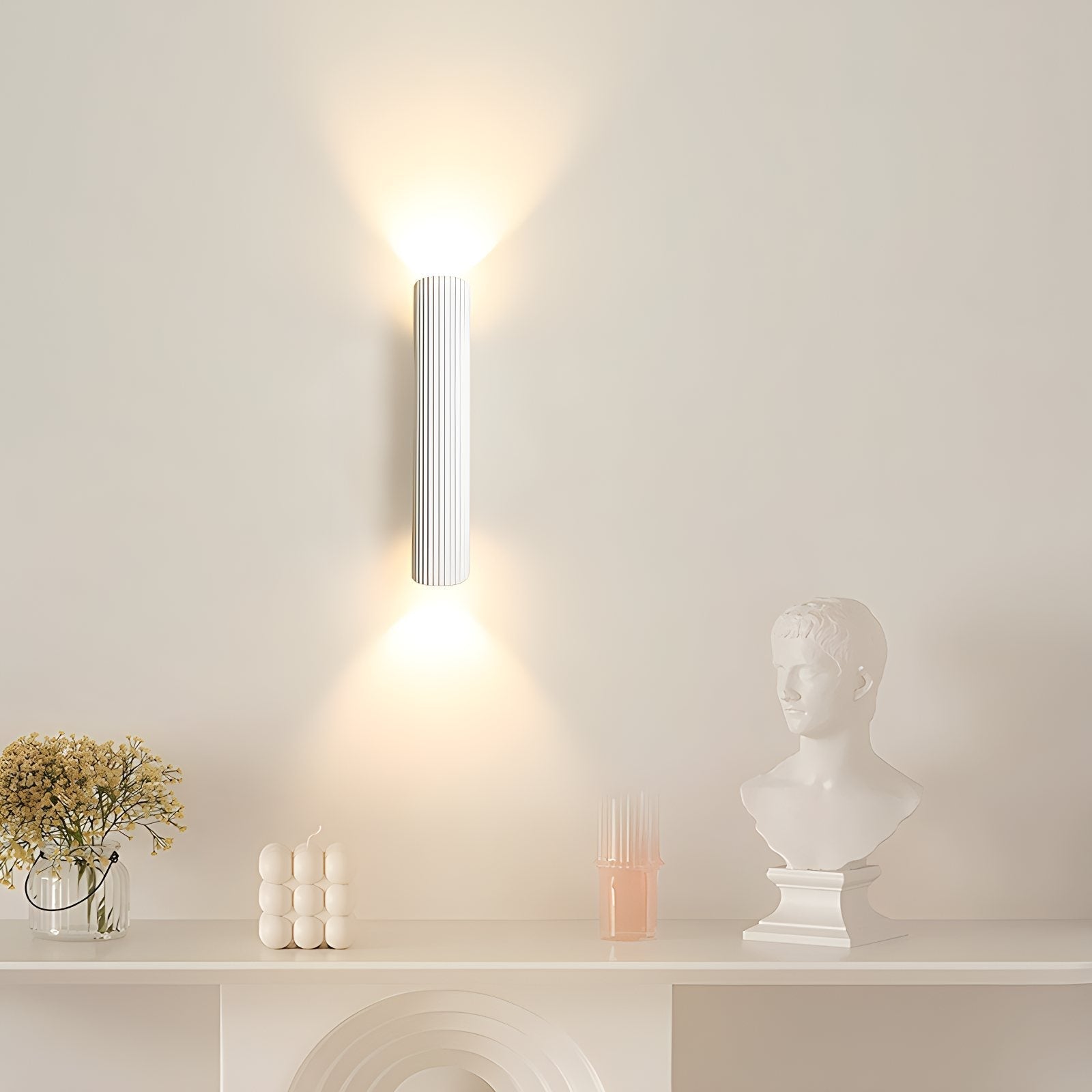 Lámpara de pared con columna romana para sala de estar | Lersk