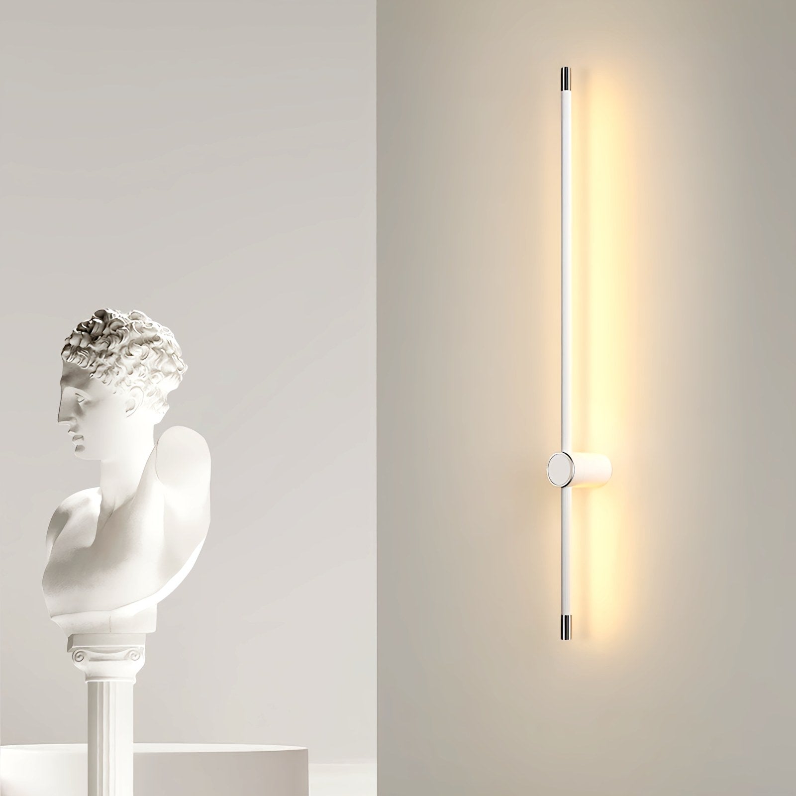 Lámpara de pared con columna romana larga para dormitorio | Lersk