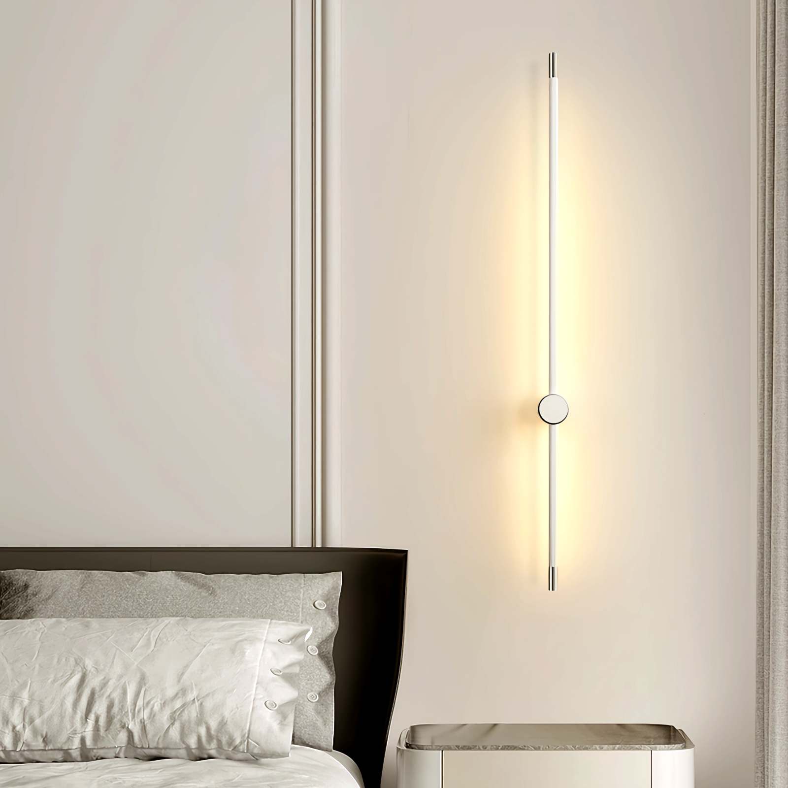 Lámpara de pared con columna romana larga para dormitorio | Lersk