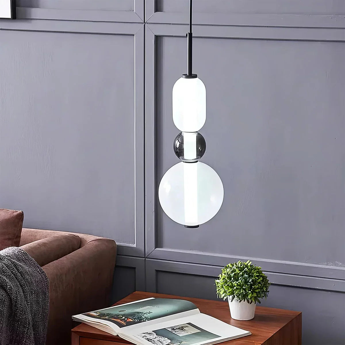 Candied Glass Pendant Light for Bedroom | Lersk