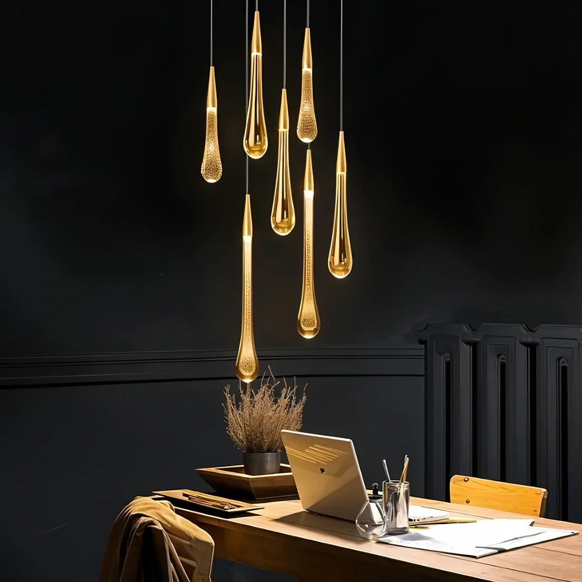Chryseos Crystal Pendant Light for Living Room | Lersk