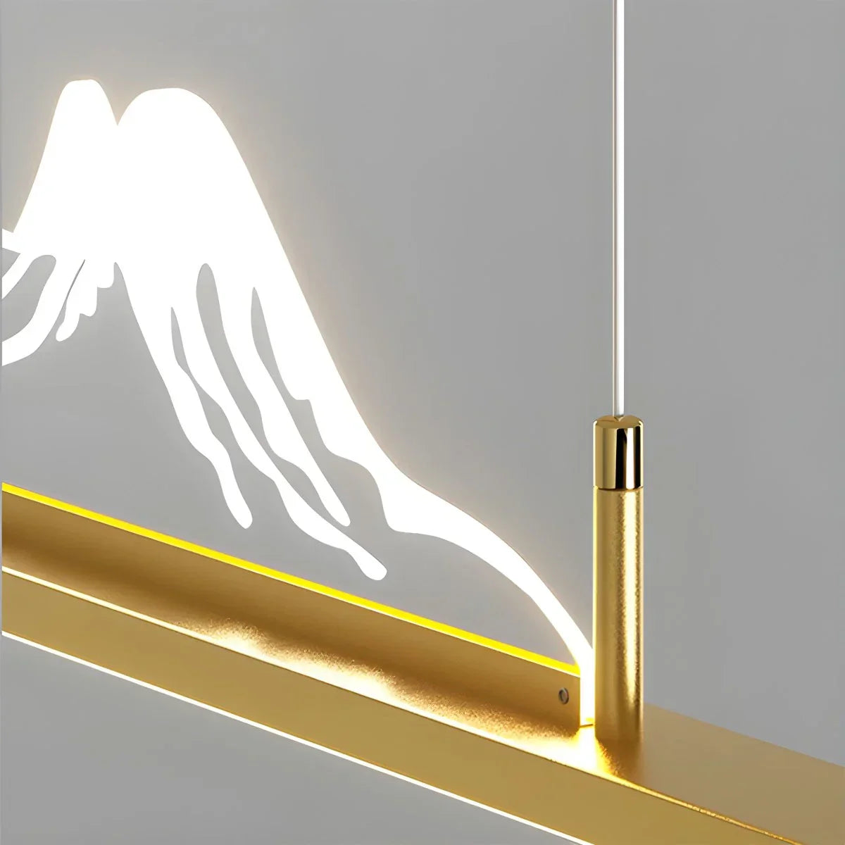 Lámpara colgante LED con diseño de montaña | Lersk